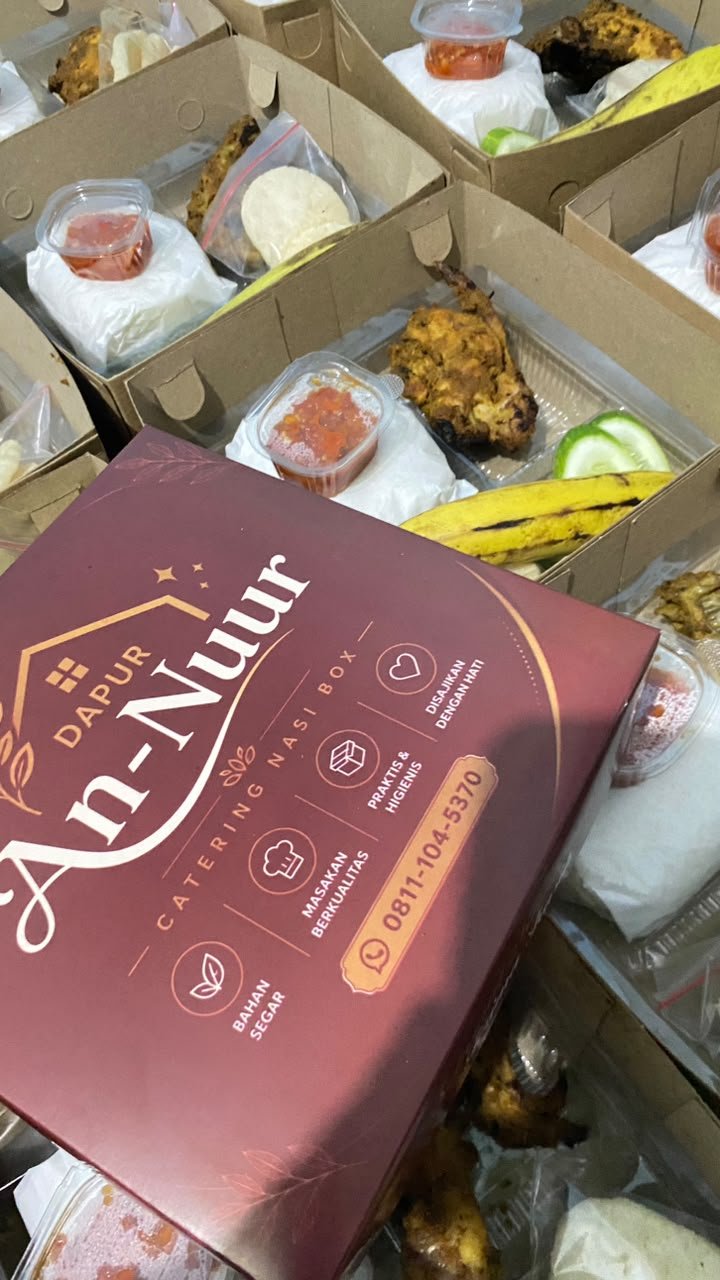 Ilustrasi paket nasi box pengajian untuk kebutuhan acara di Tangerang